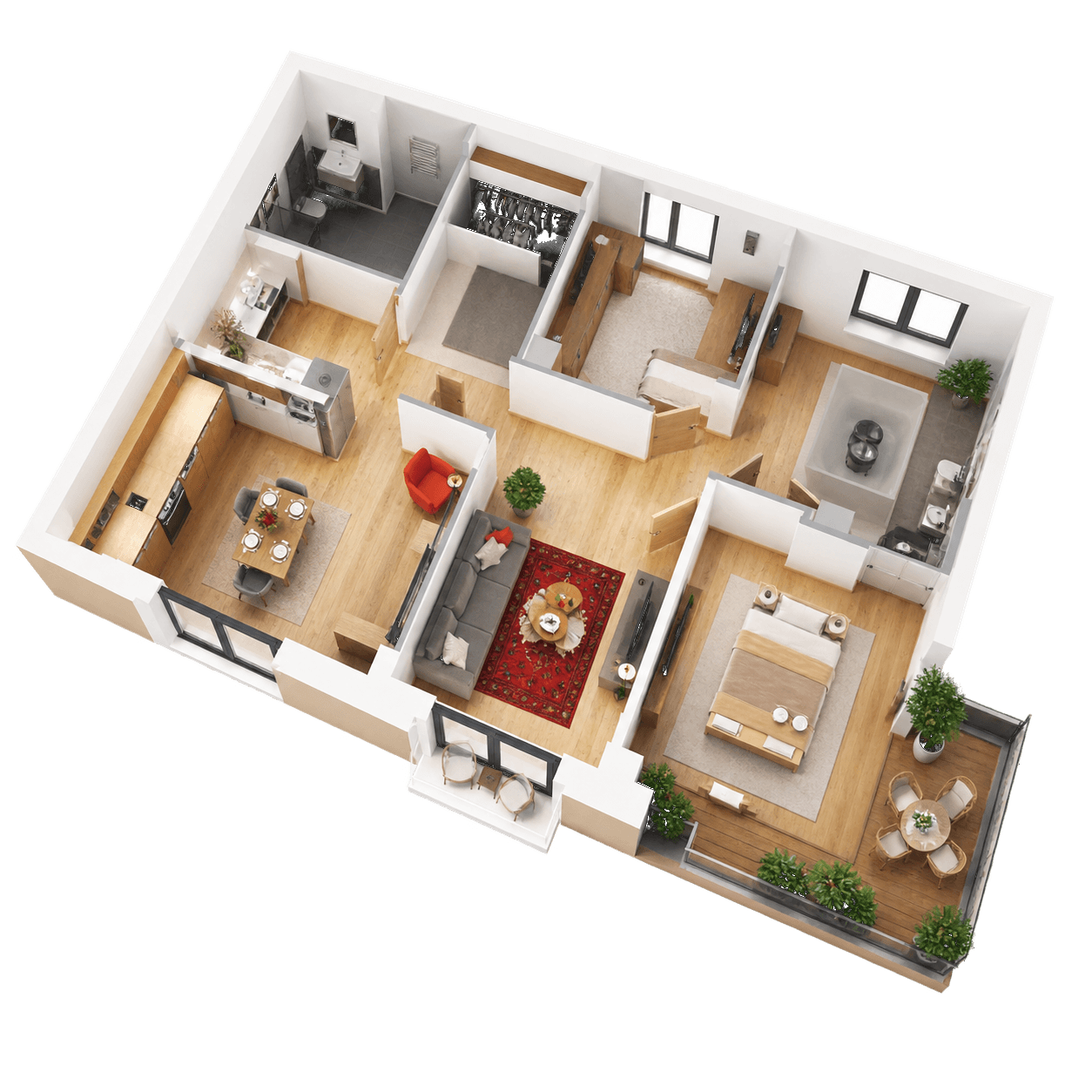 3D-план квартиры